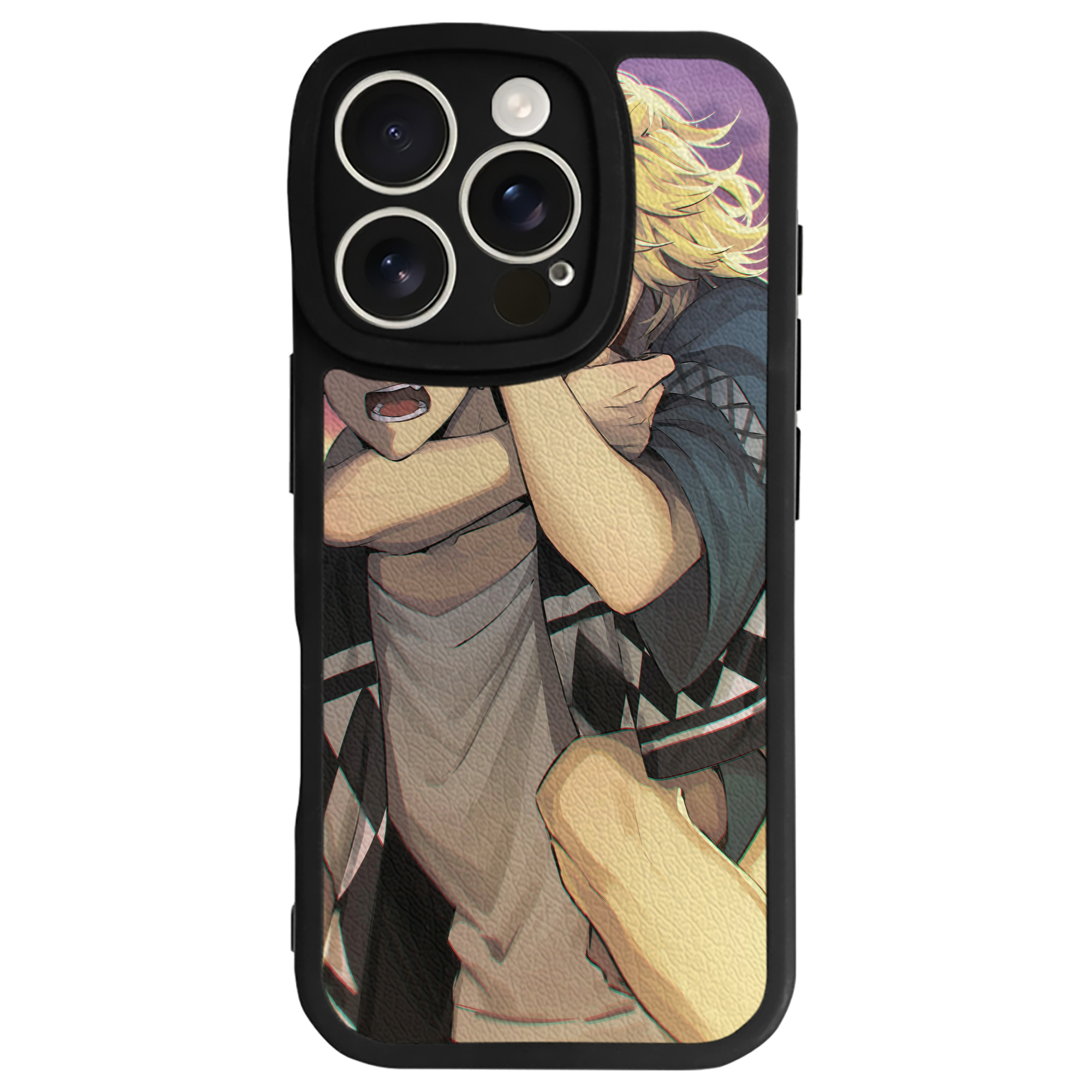 （画像用） 東京リベンジャーズ Tokyo Revengers 【iPhone 16シリーズ対応】シリコンスマホケース（レザー調） 材質：シリコン